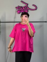 تیشرت باکسی گلدوزی‌دار - Image 10