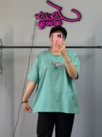 تیشرت باکسی گلدوزی‌دار - Image 9