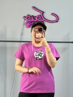 تیشرت زنانه با نوشته فارسی هیچ - Image 11