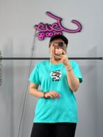تیشرت زنانه با نوشته فارسی هیچ - Image 3