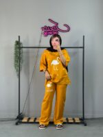 ست لانگ و شلوار بگ راحتی فلامینگو - Image 5