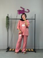 ست لانگ و شلوار بگ راحتی فلامینگو - Image 3