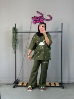 ست لانگ و شلوار بگ راحتی فلامینگو - Image 4