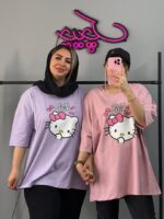 تیشرت اورسایز طرح کیتی - Image 4