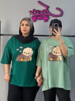 تیشرت اورسایز خرس دوقلو - Image 4