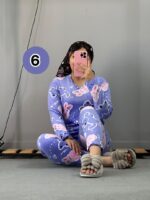 ست بلوز شلوار مخمل عروسکی - Image 12