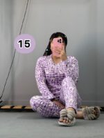 ست بلوز شلوار مخمل عروسکی - Image 3