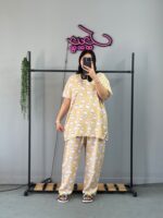 تیشرت شلوار نخی4XL - Image 4