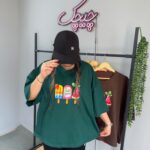 تیشرت باکسی بستنی