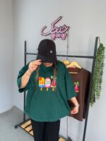 تیشرت باکسی بستنی