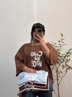 تیشرت بغل چاک کاکائو