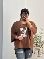 تیشرت بغل چاک کاکائو - Image 2