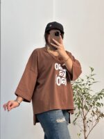 تیشرت بغل چاک کاکائو - Image 3