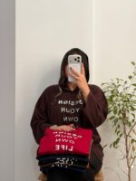 تیشرت کلاهدار LIFE